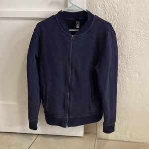 H&M Men’s full zip jacket Navy Blue Medium